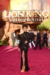 Logan Browning – “The Lion King” Premiere in Hollywood