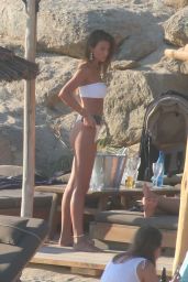 Lorena Rae in a Bikini on the Beach in Mykonos 07/23/2019
