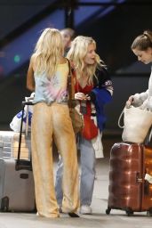 Lottie Moss at Airport in Barcelona 07/19/2019