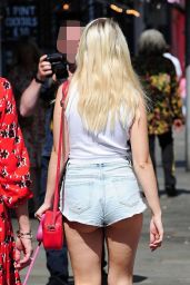 Lottie Moss - Out With Her Dog in London 07/17/2019