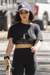 Lucy Hale - Hike With Her Dog in LA 07/29/2019