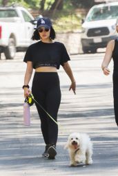 Lucy Hale - Hike With Her Dog in LA 07/29/2019
