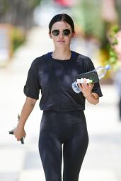 Lucy Hale in Gym Ready Outfit - Studio City 07/24/2019