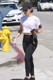 Lucy Hale in Tights in Studio City 07/14/2019