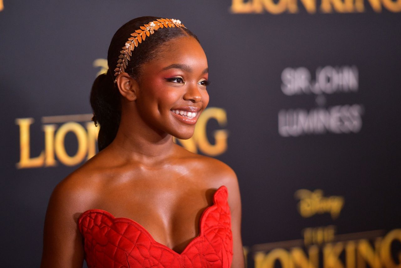 Marsai Martin - "The Lion King" Premiere in Hollywood.