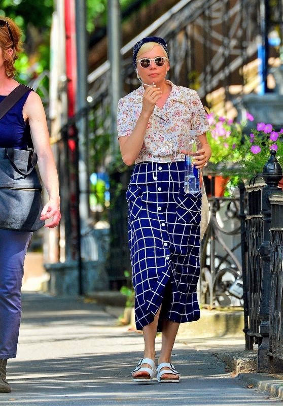 Michelle Williams Cute Style - Out in NYC 07/12/2019