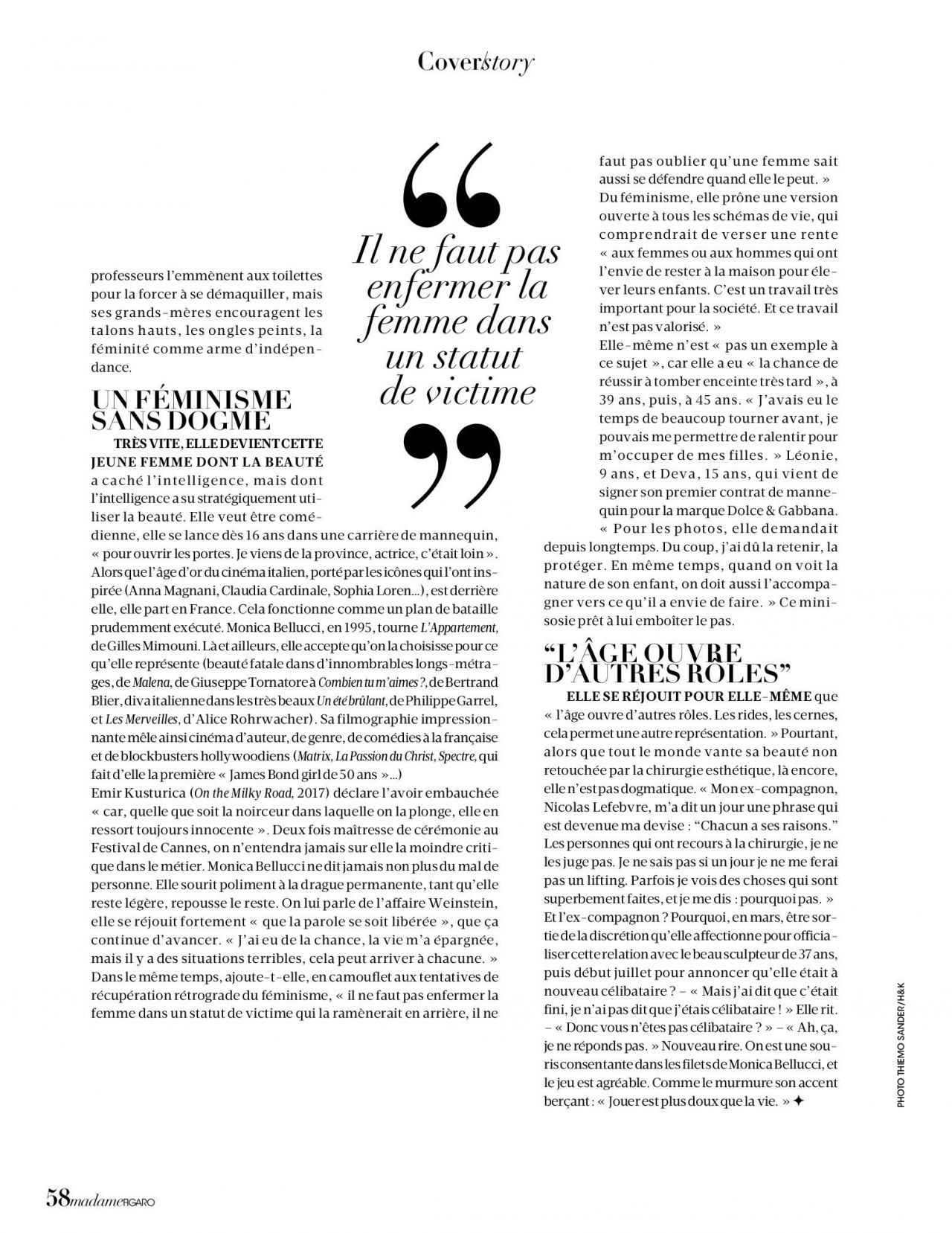 Monica Bellucci - Madame Figaro 07/26/2019 Issue • CelebMafia