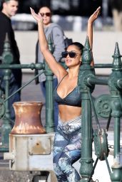 Nicole Scherzinger - Doing Yoga in Sydney 07/27/2019