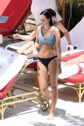 Oriana Sabatini at Her Hotel Pool in Miami 07/22/2019