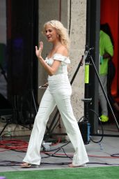 Pixie Lott - Serving Ice Cream Live On The One Show in London 07/25/2019