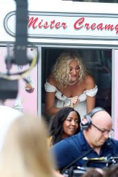 Pixie Lott - Serving Ice Cream Live On The One Show in London 07/25/2019