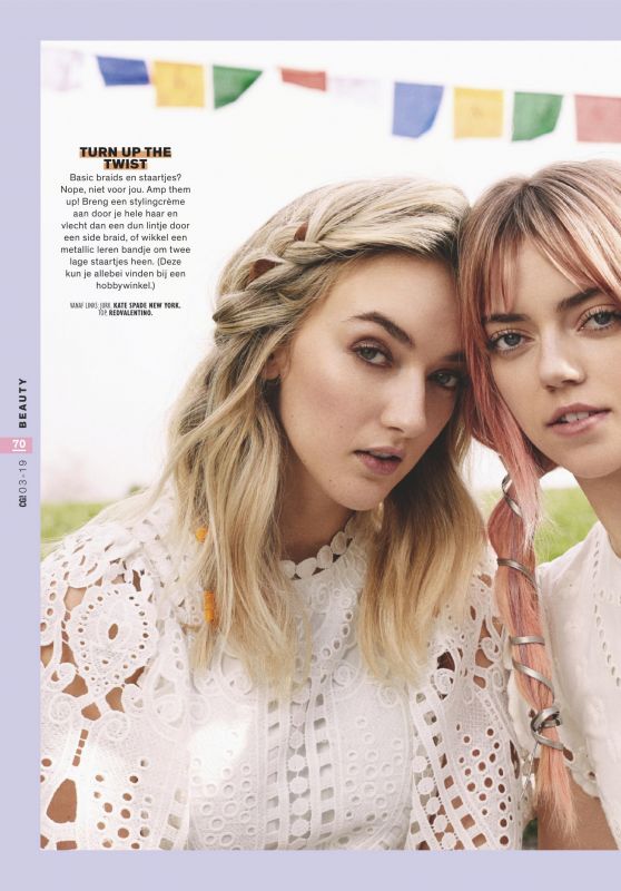 Pyper America Smith and Daisy Clementine Smith - CosmoGIRL! July 2019 Issue
