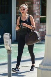 Rachael Leigh Cook in Workout Gear - Leaving a Gym in Studio City 07/12/2019