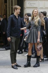 Romee Strijd - Outside the Christian Dior Haute Couture Fall/Winter 2019/2020 Show in Paris