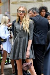 Romee Strijd - Outside the Christian Dior Haute Couture Fall/Winter 2019/2020 Show in Paris