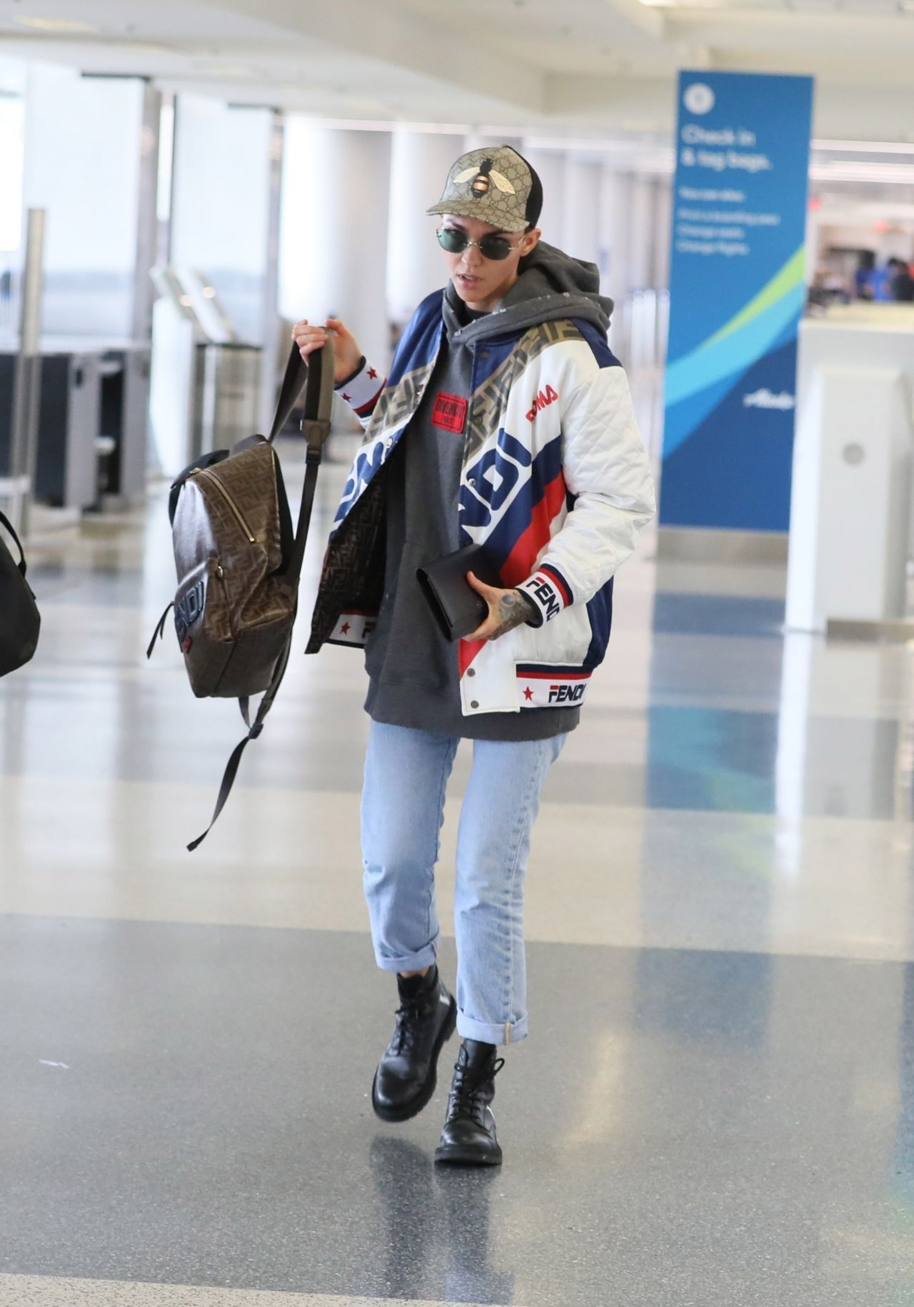 Ruby Rose - LAX Airport in Los Angeles 07/07/2019 • CelebMafia