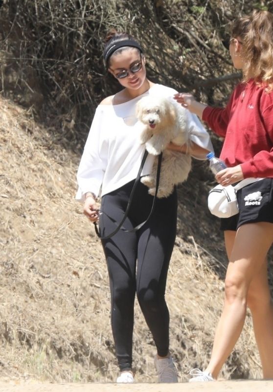 Selena Gomez - Takes New Puppy for a Hike in Los Angeles 07/06/2019