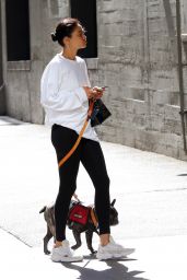 Shanina Shaik - Walking her dog in LA 07/18/2019