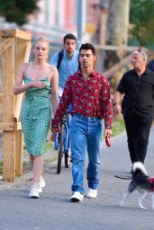Sophie Turner and Joe Jonas - Out With Their Dog in New York 007/28/2019