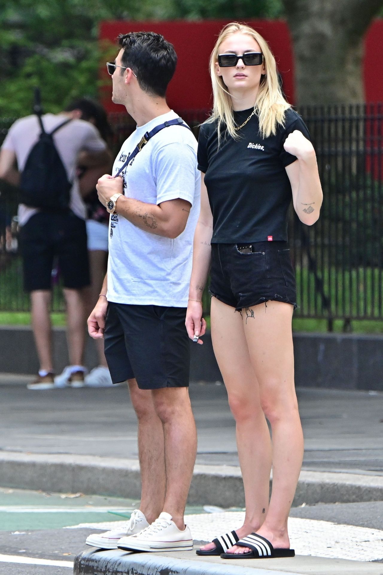 Sophie Turner Leggy in Shorts 07/30/2019 • CelebMafia