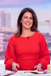 Susanna Reid in Tight Jeans - BBC Media Studios Manchester, February 2014