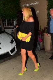 Suzanne Somers - Leaving a Restaurant in Santa Monica 07/13/2019
