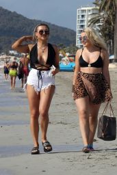 Tallia Storm and Clara Lonsdale in Bikinis on a Holiday in Ibiza 07/03/2019