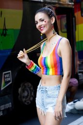 Victoria Justice – WorldPride NYC 2019 March