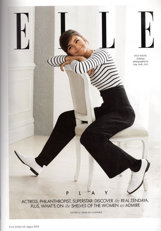 Zendaya Coleman - ELLE Magazine UK August 2019 Issue