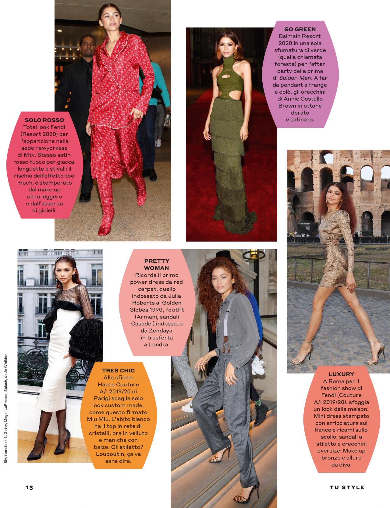 Zendaya - TU Style 07/09/2019 Issue • CelebMafia