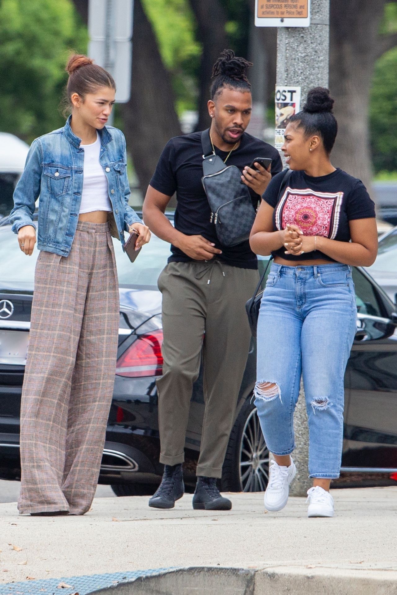 Zendaya With Her Brother Austin at the Granville ...