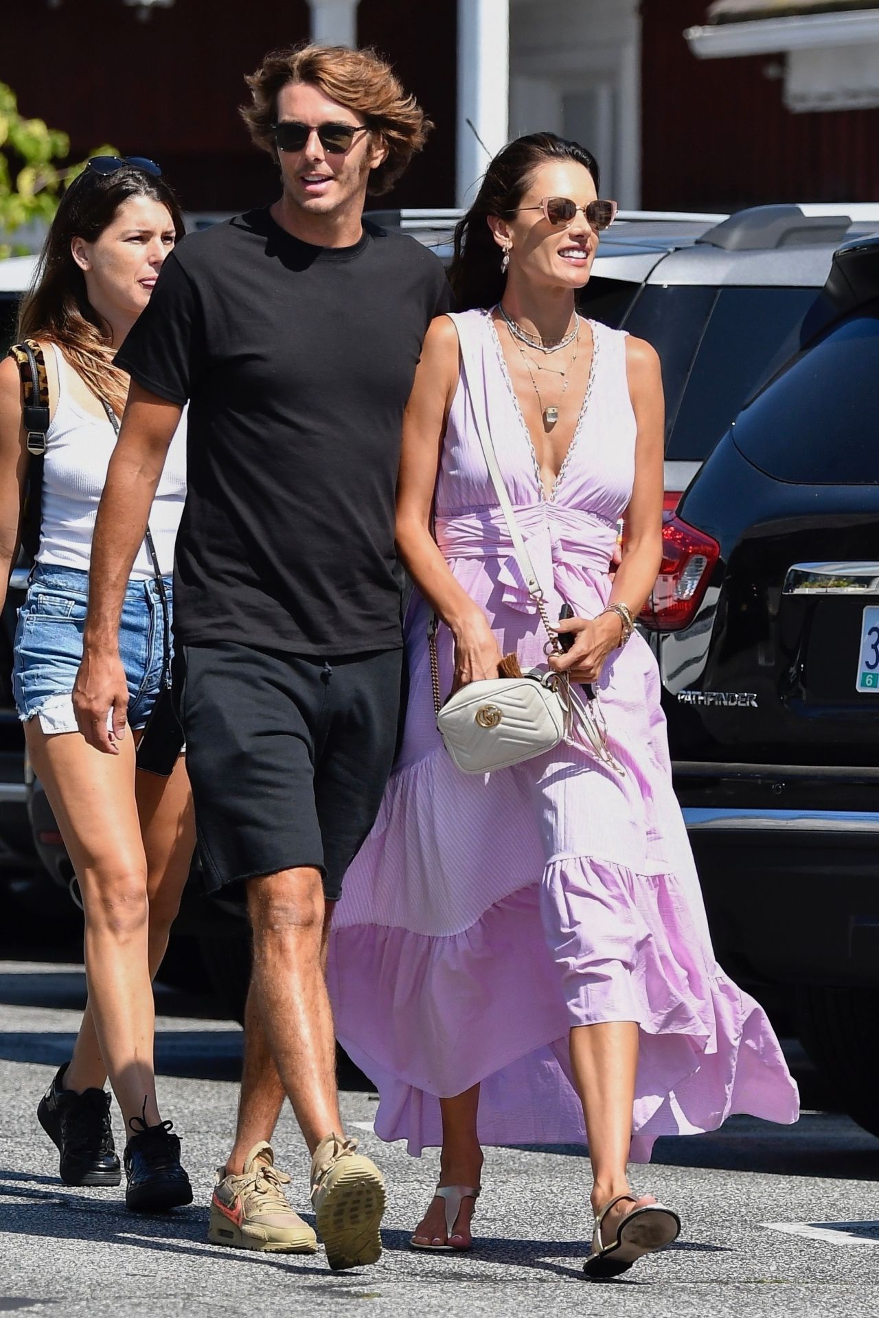 Alessandra Ambrosio in Summer Dress - Out in LA 08/28/2019 • CelebMafia