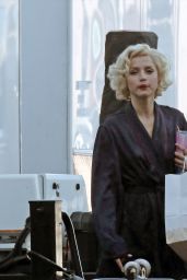 Ana de Armas - Filming "Blonde" in LA 08/20/2019