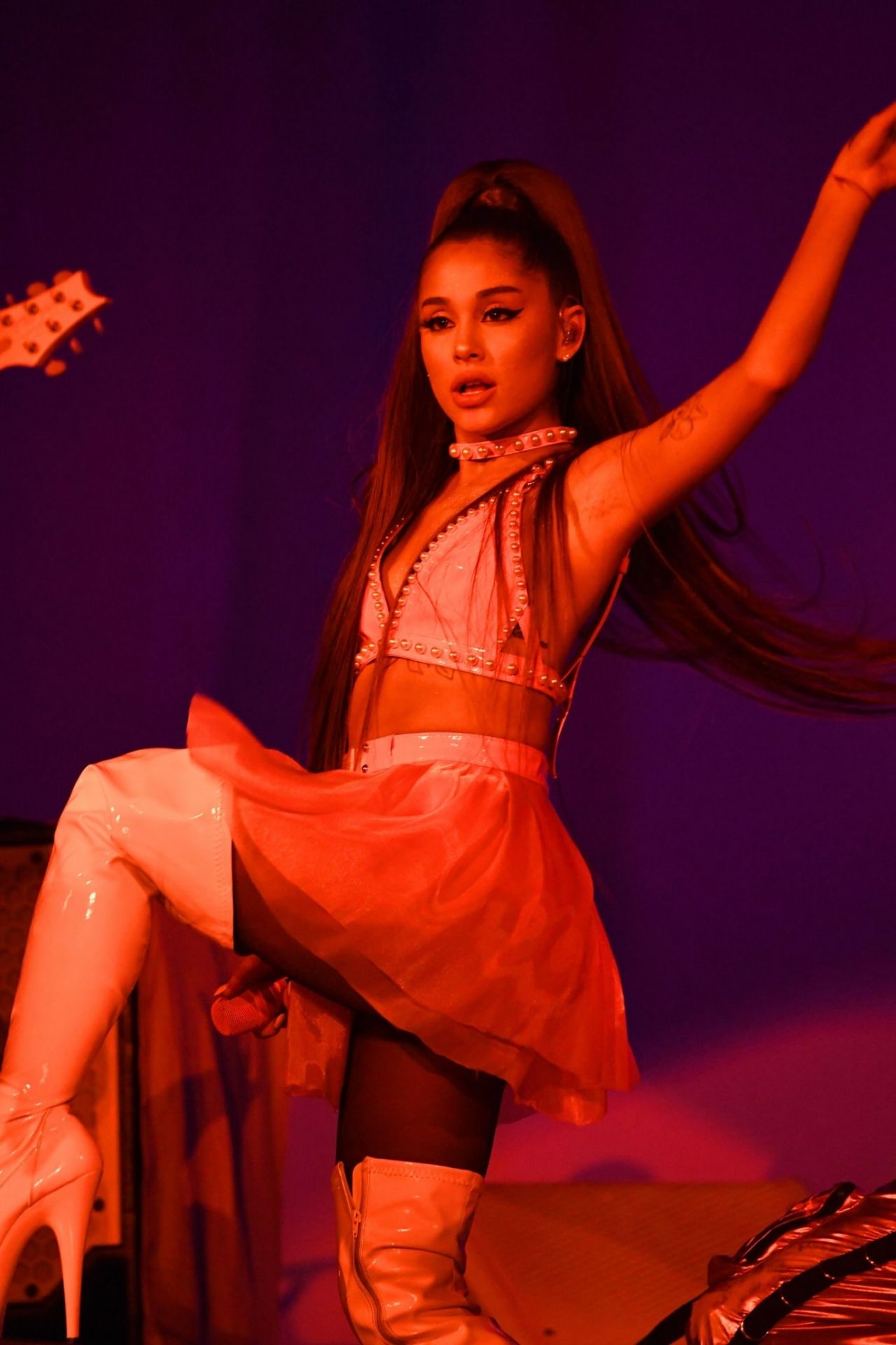 Ariana Grande Performs At The Sweetener World Tour In Nyc