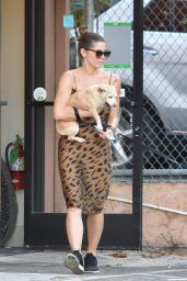 Ashley Greene - Walking Her Dogs in Studio City 08/05/2019