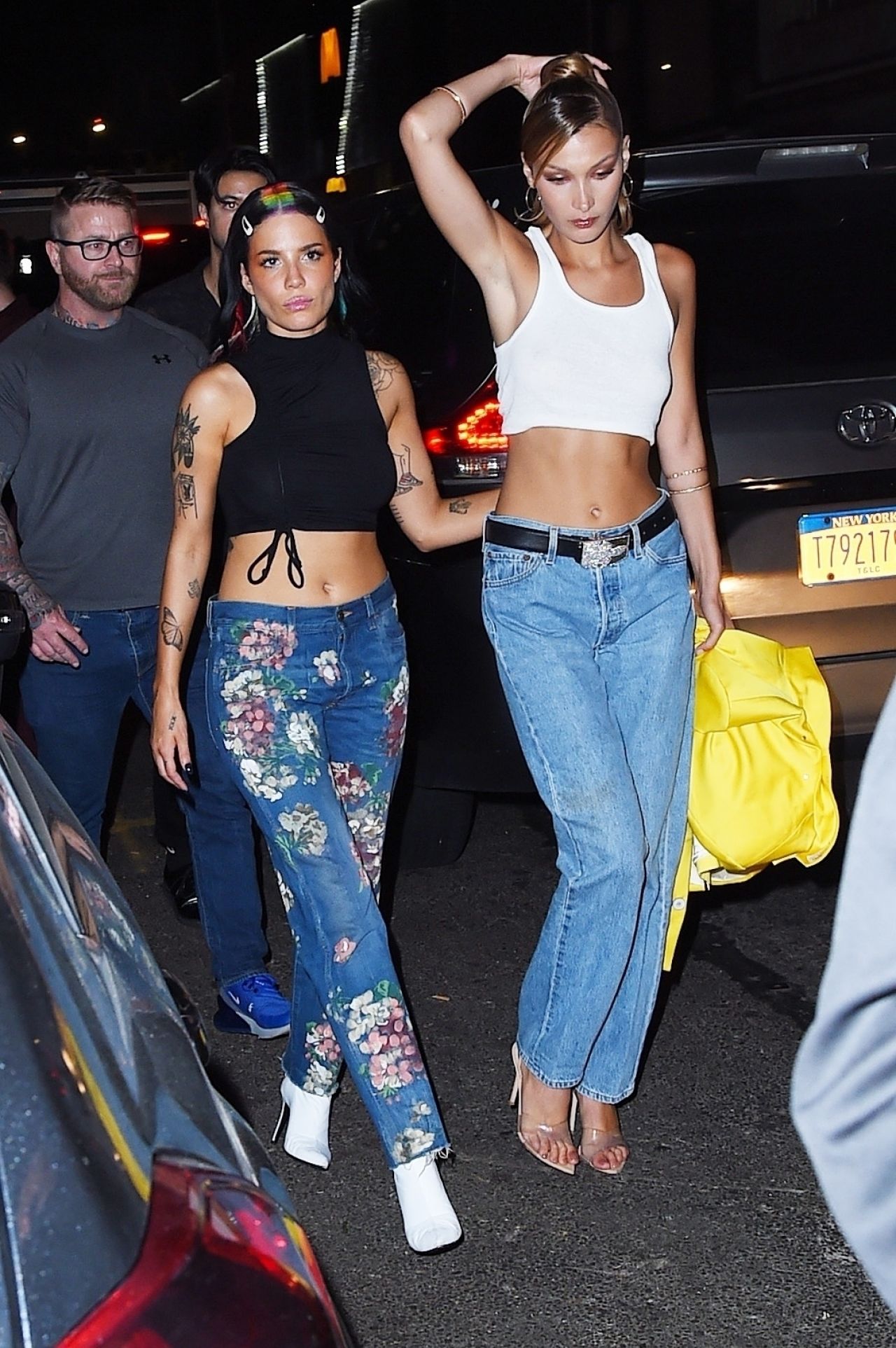 Bella Hadid and Halsey - Leaving the 2019 MTV VMA After Party • CelebMafia