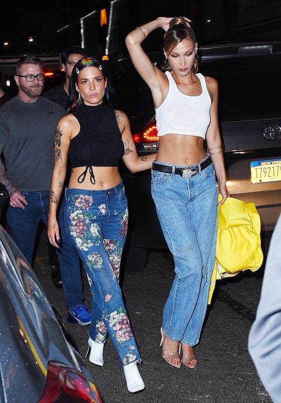 Bella Hadid and Halsey - Leaving the 2019 MTV VMA After Party
