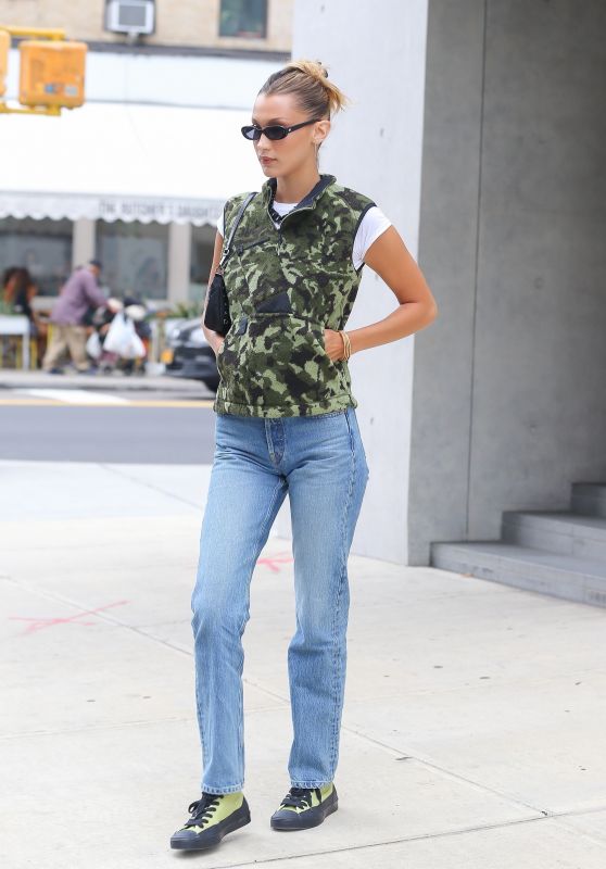 Bella Hadid Street Style - Out in NYC 08/27/2019