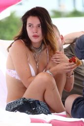 Bella Thorne in a Bikini - Beach in Miami 08/07/2019
