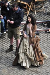 Caitriona Balfe - "Outlander" Set in Fife, Scotland, June 2019
