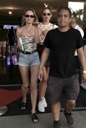 Doutzen Kroes and Candice Swanepoel - Leaving Ushuaia Hotel in Ibiza 080/14/2019