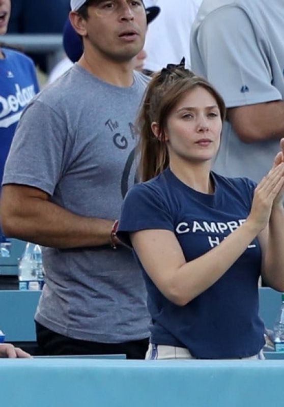 Elizabeth Olsen - NY Yankees vs LA Dodgers 08/25/2019