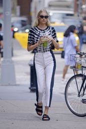 Elsa Hosk - Out for Lunch at il Buco in NYC 08/21/2019