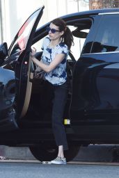 Emma Roberts - Stops for Coffee in Los Angeles 08/22/2019