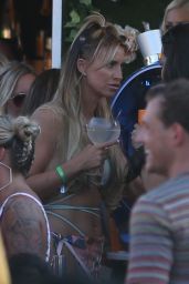 Ferne McCann - Beach Club in Ibiza 08/16/2019