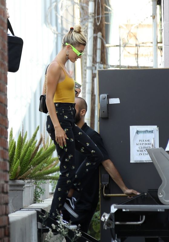 Hailey Rhode Bieber and Justin Bieber - Heads to the Studio in West Hollywood 08/28/2019