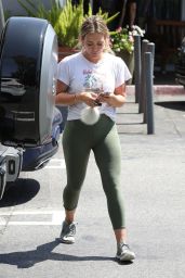 Hilary Duff in Tights 08/21/2019