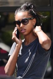 Jasmine Tookes - Leaving the Dog Pound Gym in West Hollywood 08/20/2019
