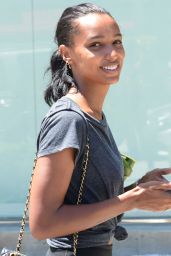 Jasmine Tookes - Leaving the Dog Pound Gym in West Hollywood 08/20/2019