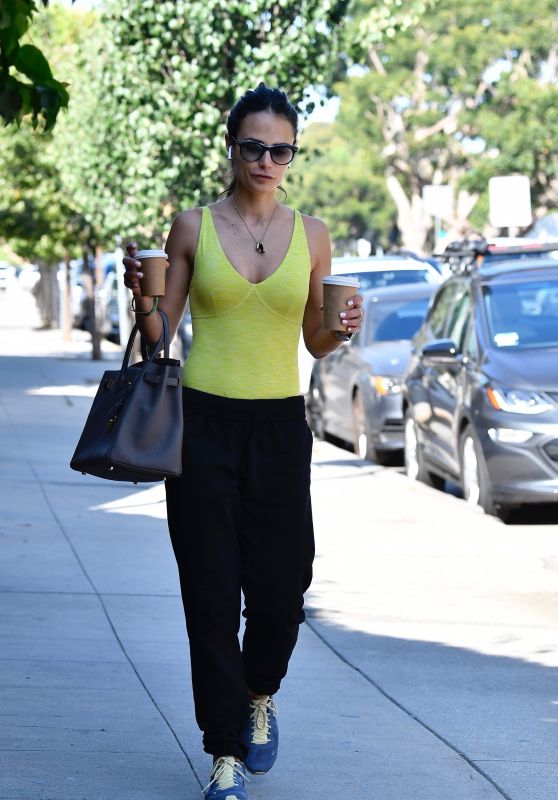 Jordana Brewster - Out for Coffee in Brentwood 08/27/2019